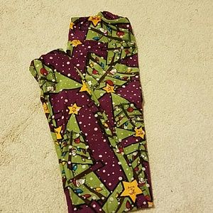 Lularoe 2016 Christmas leggings