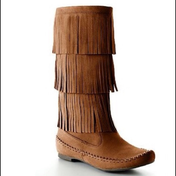 LC Lauren Conrad Shoes - [HOST PICK] Lauren Conrad Fringe Boots