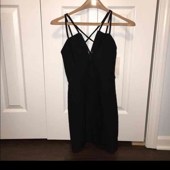 Tobi strappy black dress sz XS