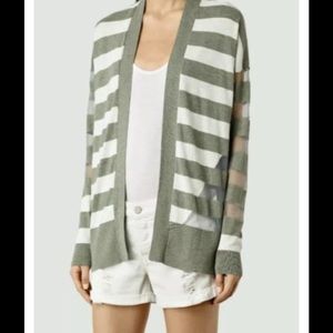 *SOLD* All Saints AllSaints Band Cardigan Grey