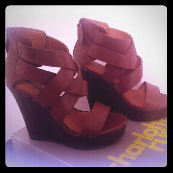 Open toe wedges