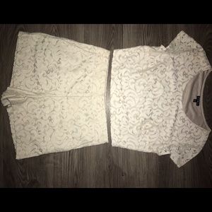 Express 2 piece crop top and shorts