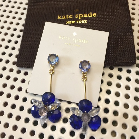 kate spade Jewelry - KSpade blooming brilliant dangling earrings NEW