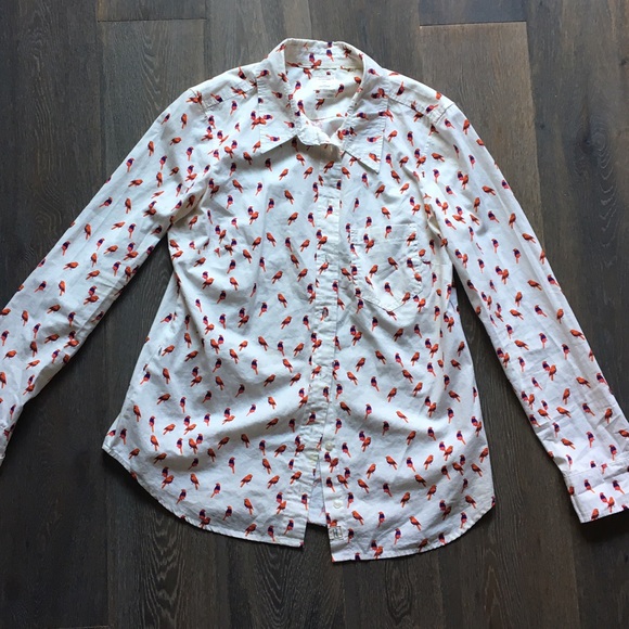 Gap fitted boyfriend shirt