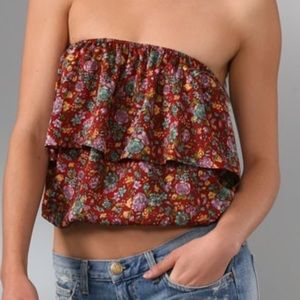 Francesca floral tube top