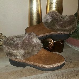 Brown Slipper Boots NEW