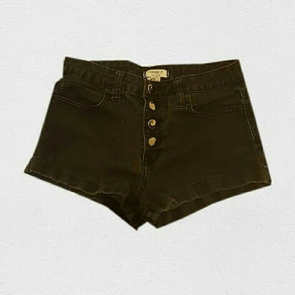 Button Front shorts