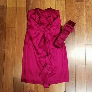 Express Belted Silk Dress