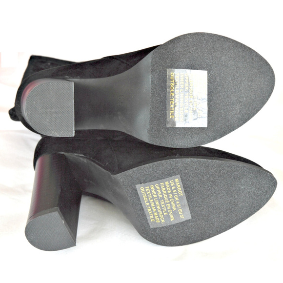 Margot Peforated Western Style Tube Heeled Boots - Picture 5 of 5