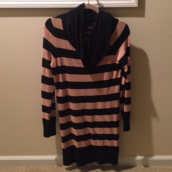 French Connection Black and Tan sweater dress, M