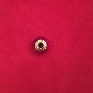 Red Glass Murano Pandora Bead