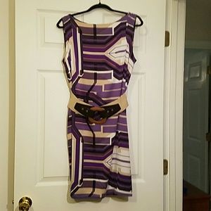 Beautiful purple silk dress