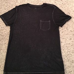 On the byas black tee