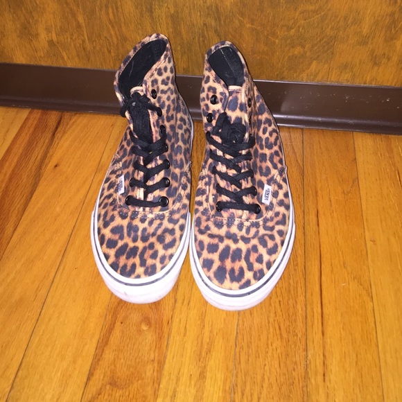 Cheetah print high top vans!