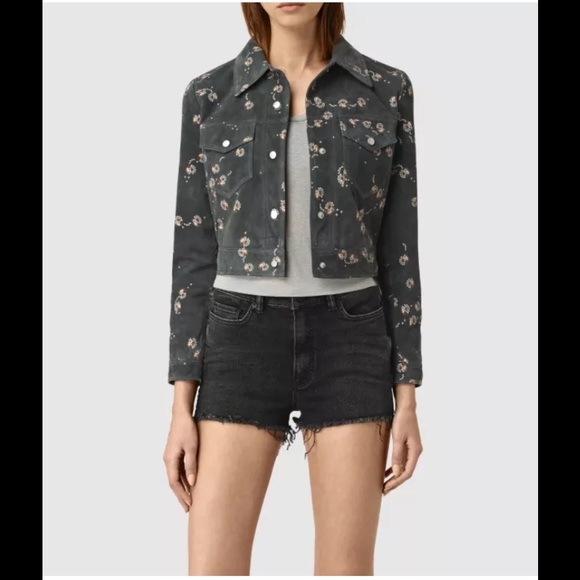 *SOLD* Allsaints Fraise Suede Jacket