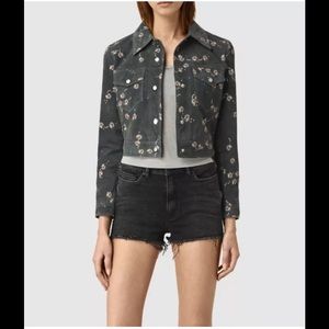 *SOLD* Allsaints Fraise Suede Jacket