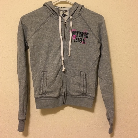 PINK zip up hoodie