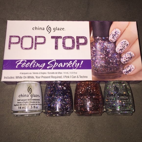 China Glaze nail polish set.