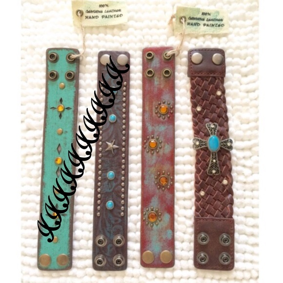 💠💠The HAVANA leather bracelet with stones - Picture 3 of 3