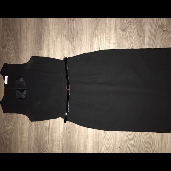 Calvin Klein midi dress with short sleeve jacket
