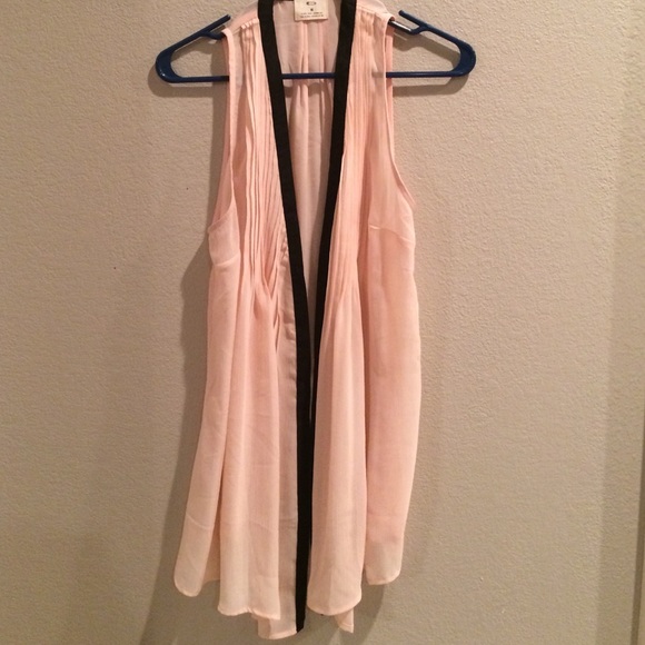 Urban Outfitters Light Pink Vest