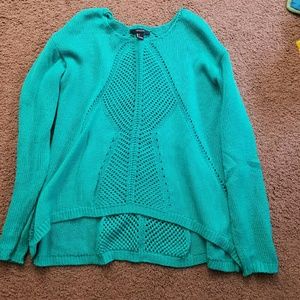 Teal cute loose sweater