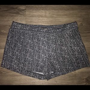 Black and white Express shorts