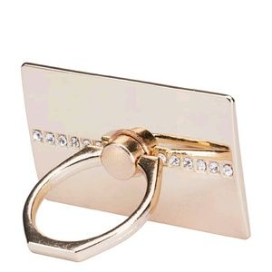 Gold universal finger ring holder