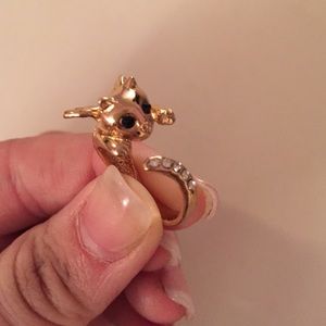 Angel Kitten Ring