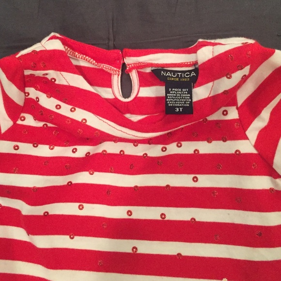 Nautical Toddler Peplum Top - Picture 2 of 2