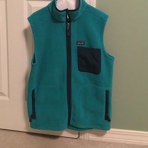 Men's M Blue/Green Patagonia vest