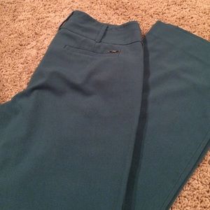 Green dress pants