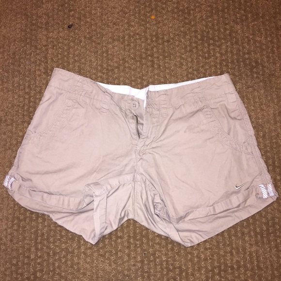 Brown Nike shorts