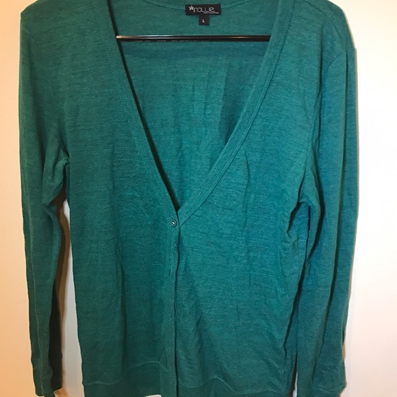 Real button down cardigan
