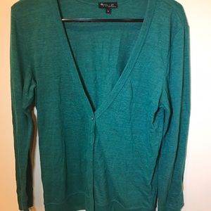 Real button down cardigan