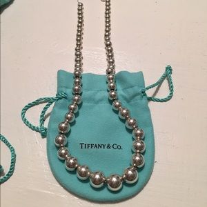 Authentic Tiffany & Co. graduated bead necklace