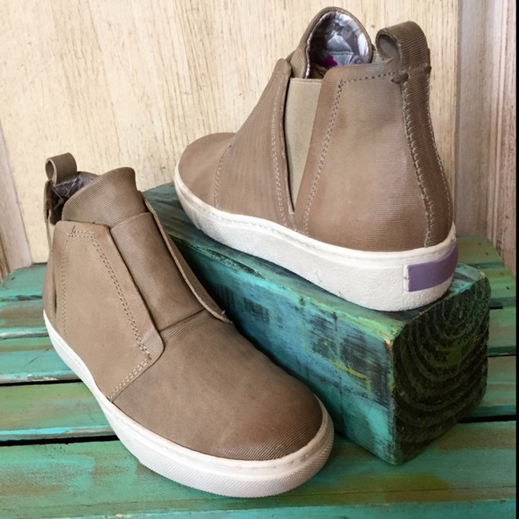 Free People Shoes - Free People X Mjus taupe Slip On Sneakers 39 8/8.5