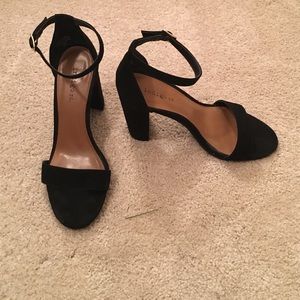 Black Winter Heels