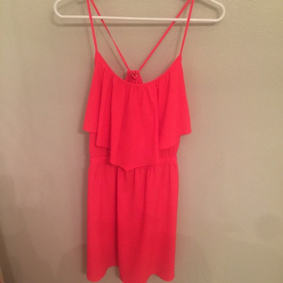 American Eagle Outfitters hot pink dress