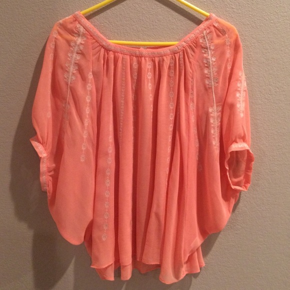 Urban outfitters Embroidered top