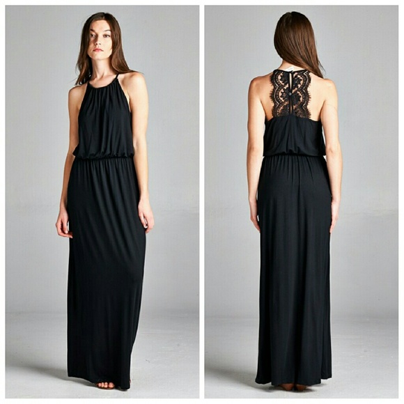 Achelle Lace Black Dress - Picture 3 of 4