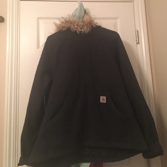 Carhartt jacket fur hood