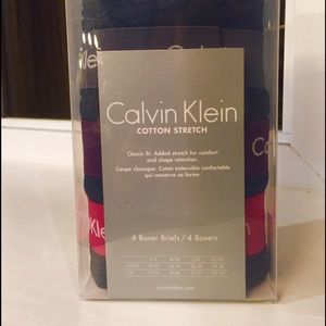 NWT Calvin Klein Cotton Stretch Boxer Briefs