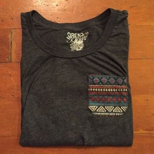 Aztec pocket t-shirt
