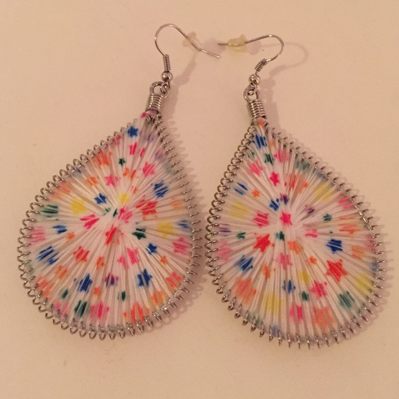 Multicolored Star Earrings