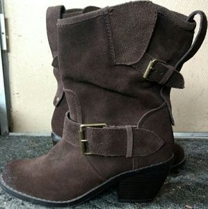 Suede western/cowgirl boots