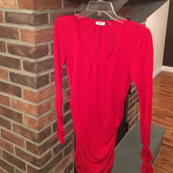 Beautiful red dkny shirt