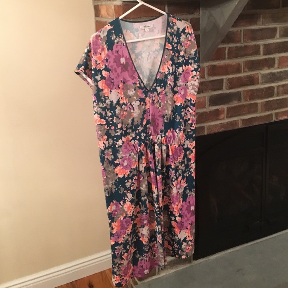 Anthro maxi dress