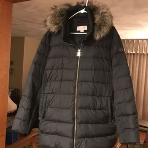 Michael Kors Down and Faux fur coat