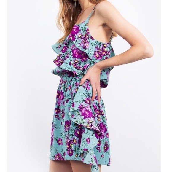 Ruffled Floral Sundress - Picture 3 of 4
